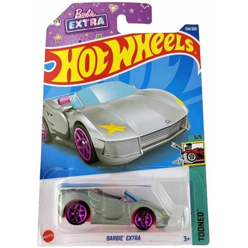 Машинка Hot Wheels коллекционная (оригинал) BARBIE EXTRA серый