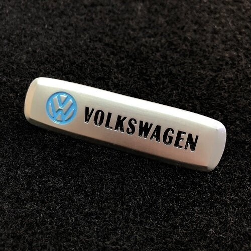 Шильдик (логотип) Volkswagen металлический/для автоковриков/сумок/папок