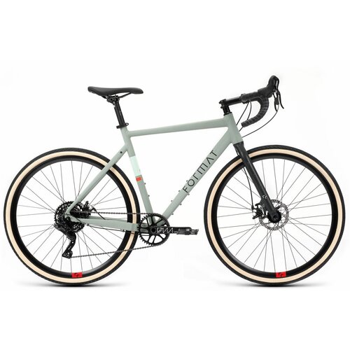 Велосипед FORMAT 5211 2021 550 рост 215 серый-зеленый матовый 8470000₽