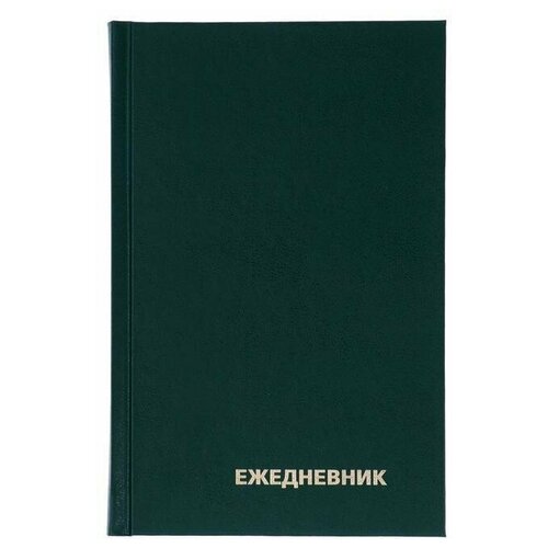 Ежедневник полудатированный на 4 года А5, 192 листа, обложка бумвинил, зелёный