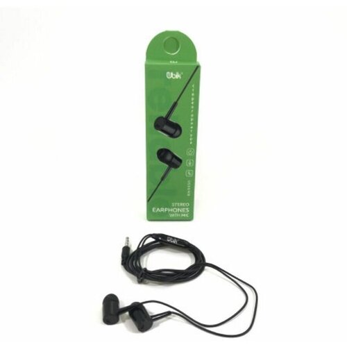 Гарнитура вакуумная UBIK черная UE06MB 30600₽