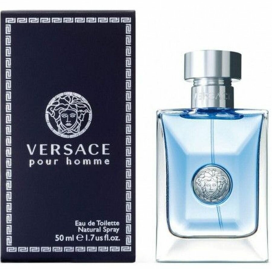 Парфюмерная вода мужская Versace Pour Homme, 50 мл