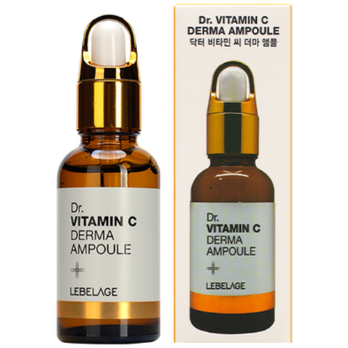 Lebelage Dr. Derma Ampoule Vitamin C Ампульная сыворотка с витамином С, 30 мл ампульная сыворотка для лица с витамином с dr vitamin c derma ampoule 30мл