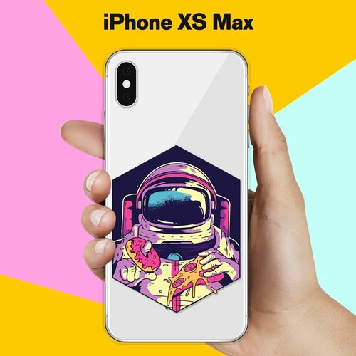 Силиконовый чехол Еда астронавта на Apple iPhone Xs Max силиконовый чехол mcover для apple iphone xs max с рисунком еда сон игры