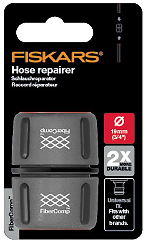 Муфта ремонтная Fiskars FiberComp Д.вх.3/4" черный (1054785) - фото №9