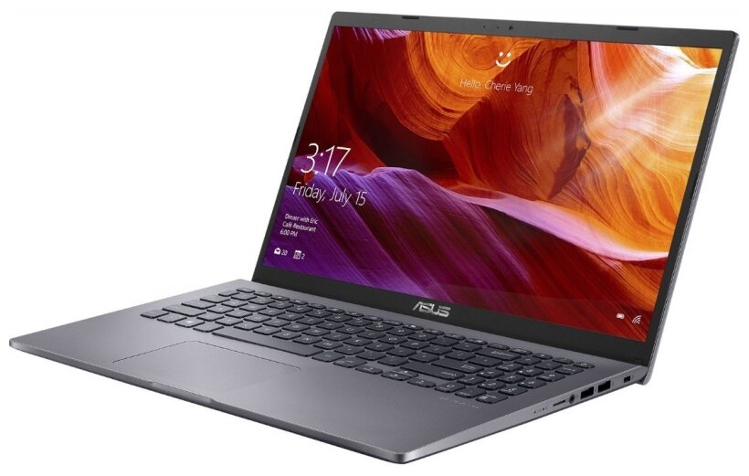 156 Ноутбук ASUS X509FA-BR949T 1366x768 Intel Core i3 10110U 21 ГГц RAM 4 ГБ LPDDR4 SSD 256 ГБ Intel UHD Graphics 620 Windows 10 Home 90NB0MZ1-M18860 Transparent Silver