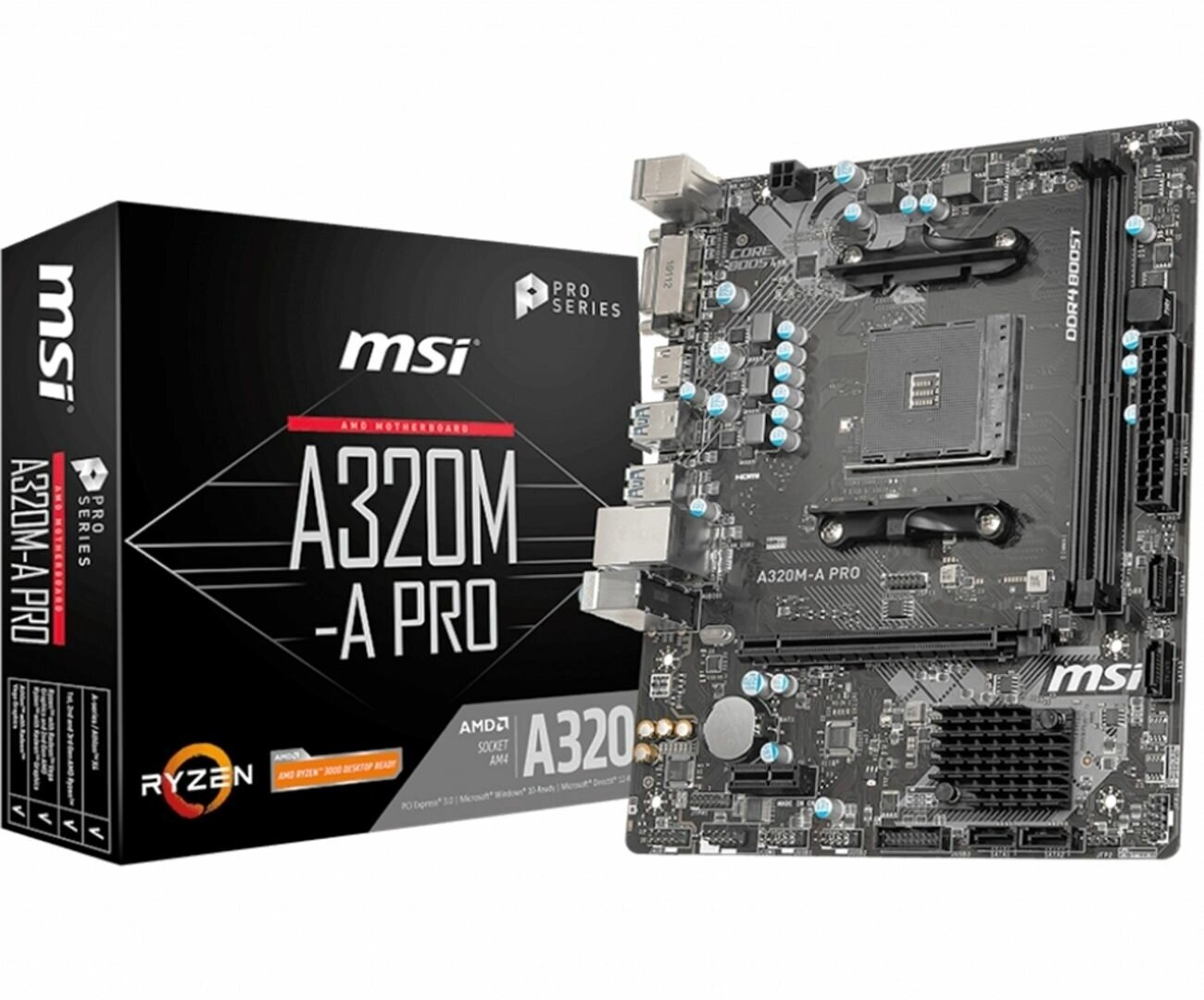 Материнская плата MSI A320M-A PRO