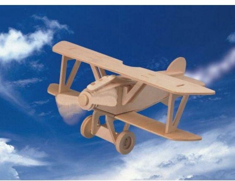 Сборная деревянная модель VGA Wooden Toys Авиация: Самолет Альбатрос" (P059)