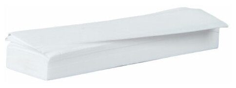 Чистовье Полоски для депиляции Люкс белые 7.5х20 см, 100 шт/уп -