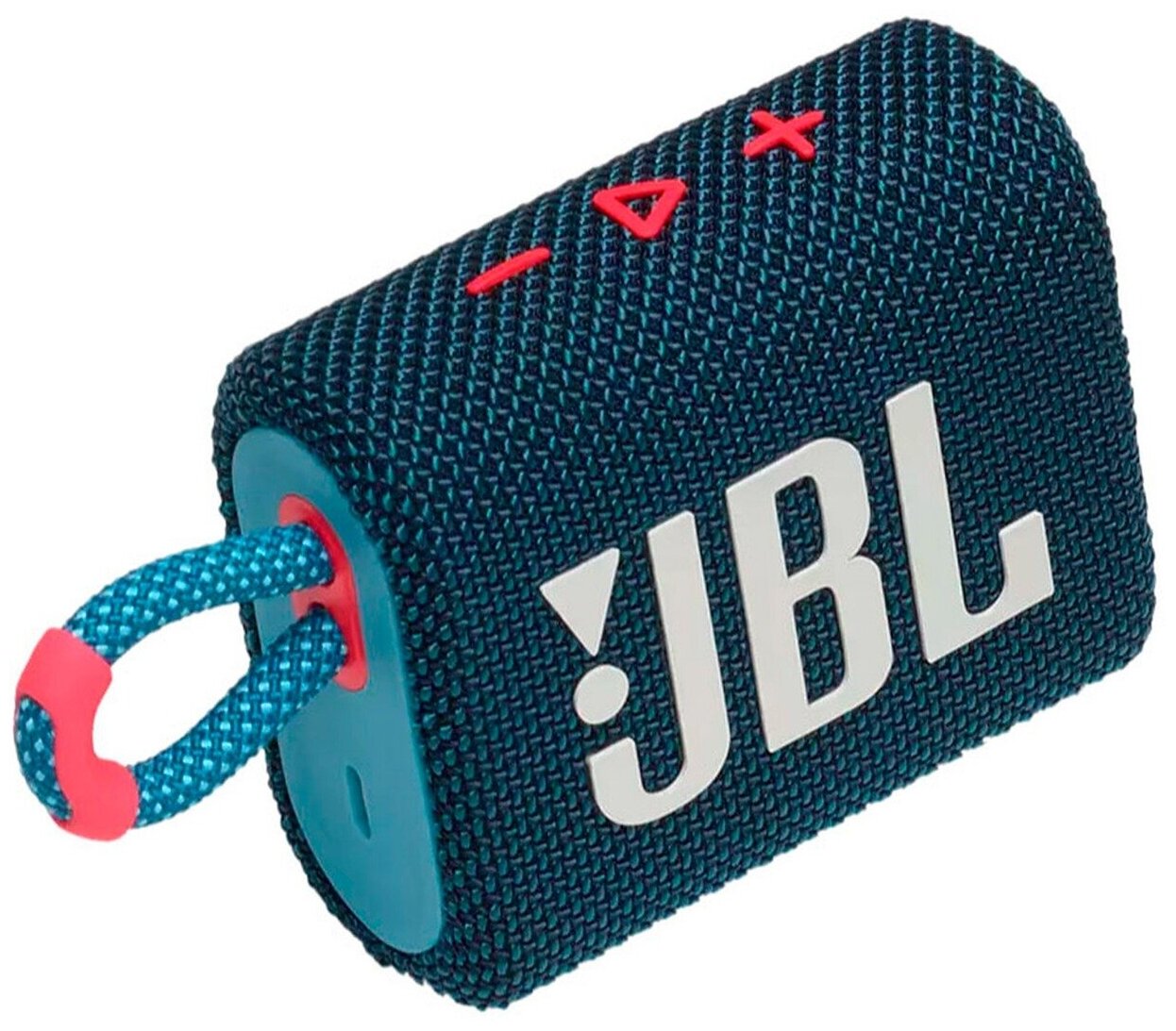 Jbl Портативная акустика JBL GO 3 (Синий/Розовый)