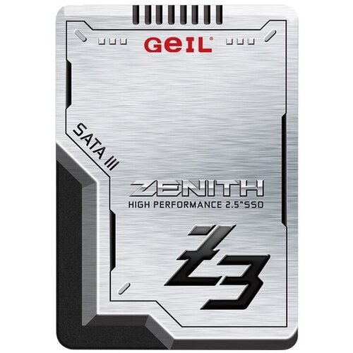 25 SSD 256Gb GEIL Zenith Z3 SATA 60Gbs 3D NAND ReadWrite 520 470 MBs GE2GZ25Z3256GP 164000₽