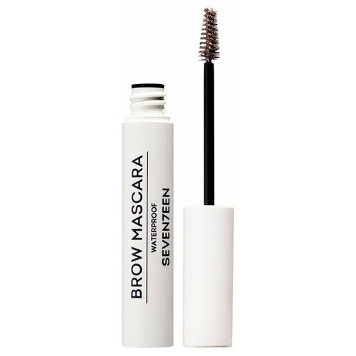 Seventeen. Тушь для бровей водостойкая BROW MASCARA waterproof №03, каштановый