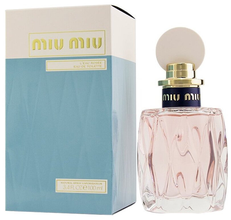 Miu Miu, L’Eau Rosee, 100 мл, туалетная вода женская