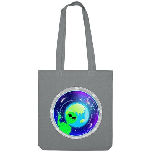 фото Сумка шоппер us basic, серый