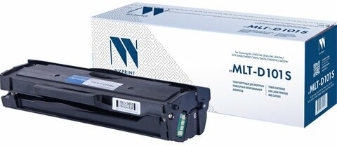 Картридж лазерный NV PRINT (NV-MLT-D101S) для SAMSUNG ML-2160/65/SCX-3400/3405, ресурс 1500 стр.