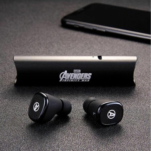 Наушники беспроводные TWS Marvel Avengers Infinity War черные 365000₽