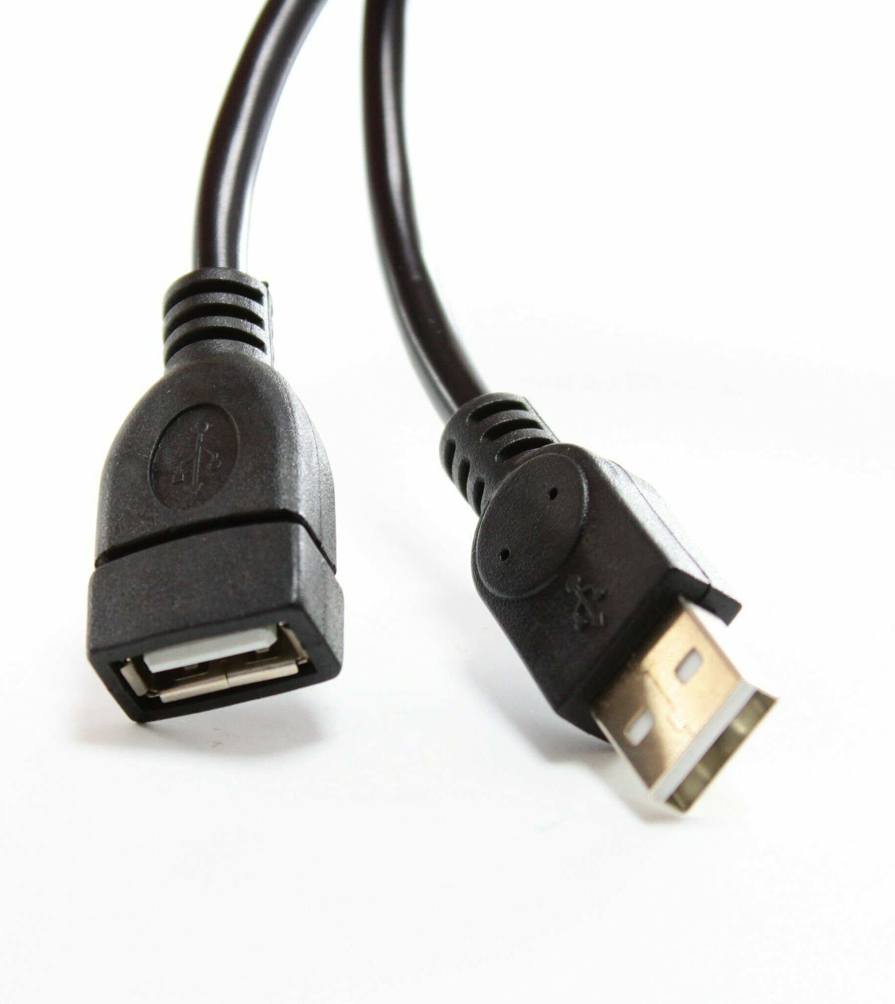 USB удлинитель 1.5 метра Черный
