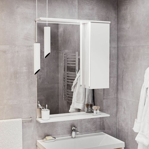 Зеркало-шкаф для ванной Soho 60 LED с подсветкой, правый