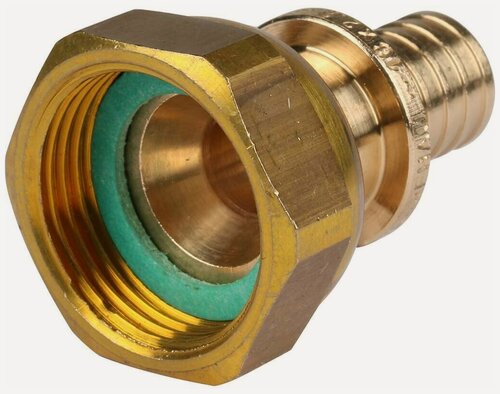 Изображение товара Переходник Rehau "Rautitan", пресс–резьба, 16xG1/2, бронзовый, накидная гайка, 10 шт