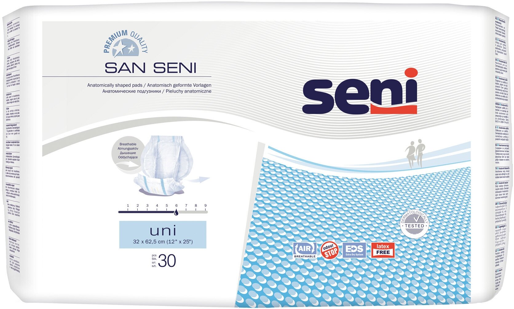 San Seni Uni / Сан Сени Юни - анатомические подгузники для взрослых, 30 шт.