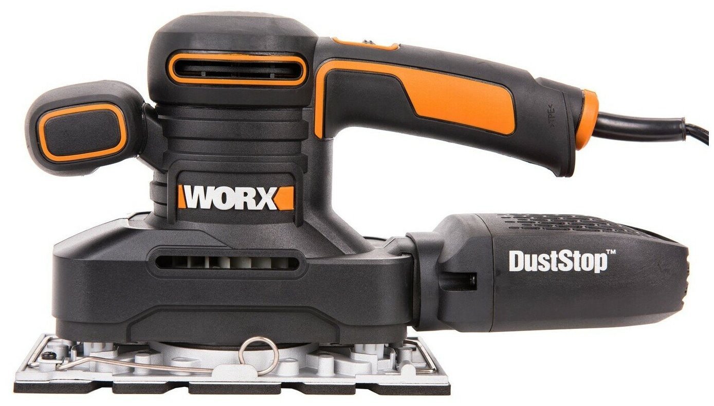 Виброшлифмашина сетевая Worx WX641, 12000 об/мин, 250 Вт, коробка