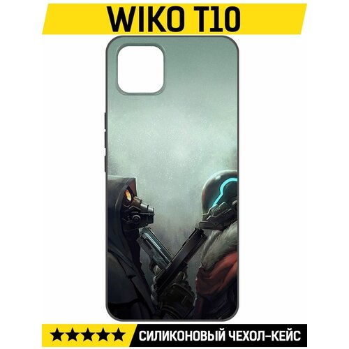 Чехол-накладка Krutoff Soft Case Cтандофф 2 (Standoff 2) - Противостояние для Wiko T10 черный