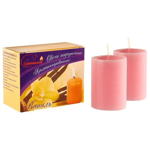 Свечи подарочные с ароматом ванили
