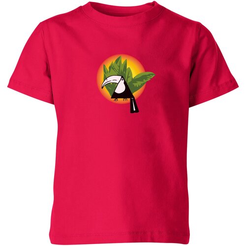 Футболка Us Basic, размер 4, розовый мужская футболка fun toucan s зеленый