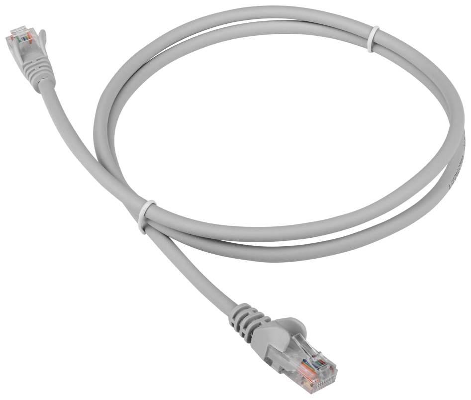 Патч-корд LanMaster вилка RJ-45, вилка RJ-45, кат.6, LSZH, 3м, серый [lan-pc45/u6-3.0-gy]