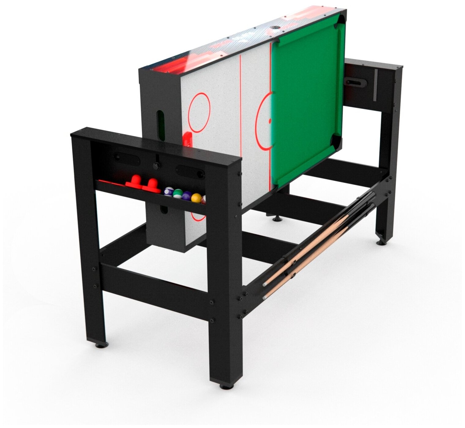 Игровой стол - трансформер DFC DRIVE 2 в 1 (бильярд и аэрохоккей)