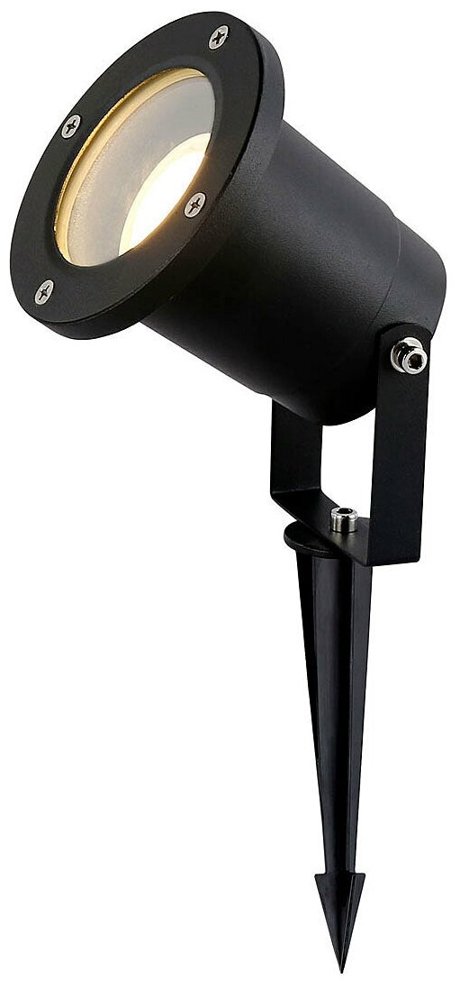 Грунтовый светильник Ambrella Garden ST6338, GU10, кол-во ламп:1шт, Черный