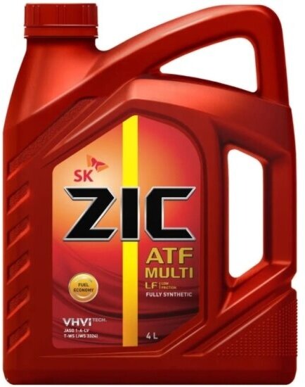 Трансмиссионное масло Zic ATF Multi LF синтетическое 4 л