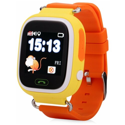 Умные часы Smart Baby Watch Q90 оранжевые 189900₽