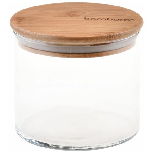 Банка для хранения Bambum Melis, 0.70 л, цвет бежевый