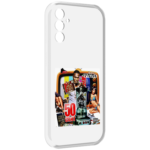 Чехол MyPads 50 Cent - Retro 50 Cent Blends для Samsung Galaxy M13 задняя-панель-накладка-бампер