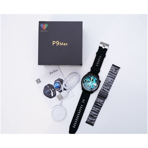 Умные часы Smart Watch Умные часы P9 Max 44mm черная сталь 273500₽