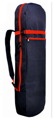 Сумка рюкзак для самоката, скейтборда и ружья ST4, графит с красным