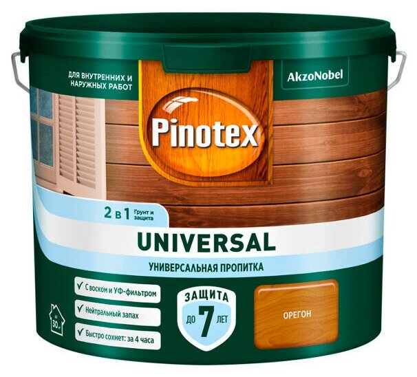 Средство деревозащитное PINOTEX Universal 2,5л орегон, арт.5620688