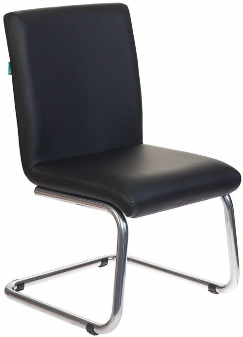 Кресло Бюрократ CH-250-V, на полозьях, эко. кожа, черный [ch-250-v/black]