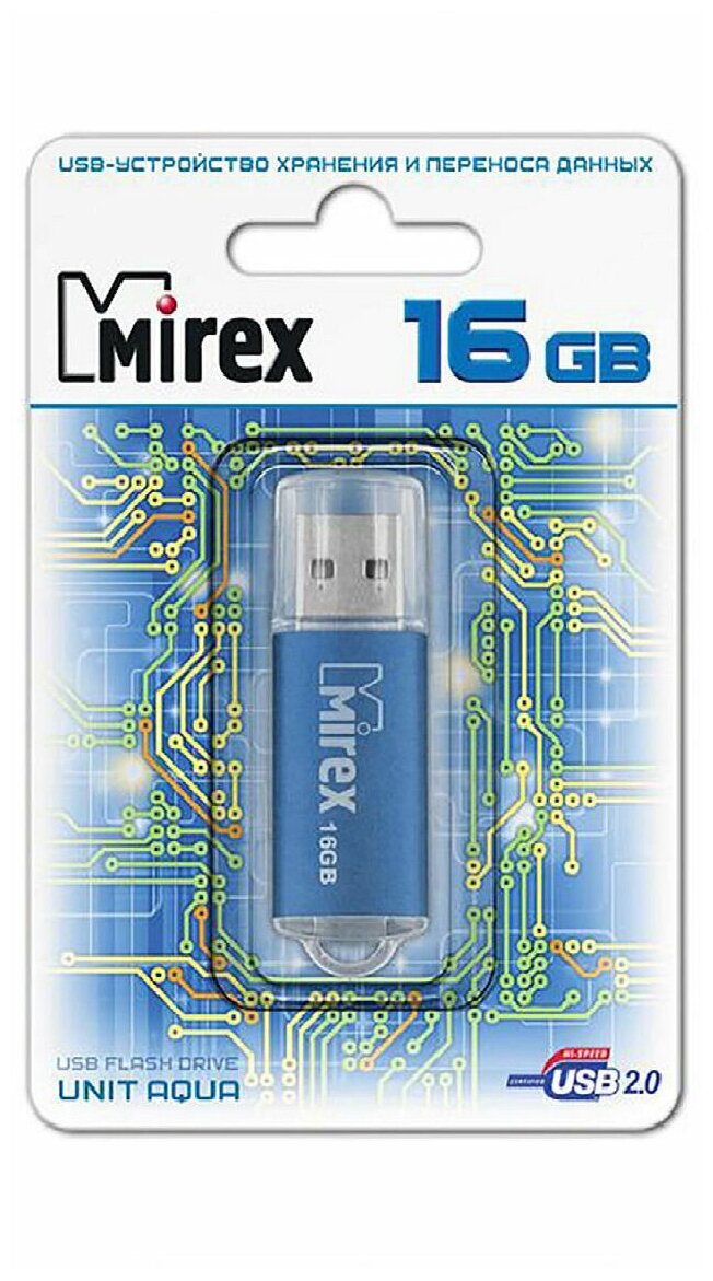 USB Флеш-накопитель MIREX UNIT AQUA 16GB