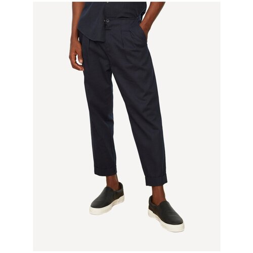 фото Брюки trendyol мужские, модель: tmnss21pl0116, цвет: navy, размер: s