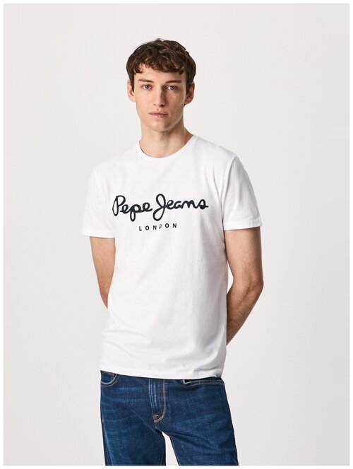 Футболка Pepe Jeans, размер S, белый