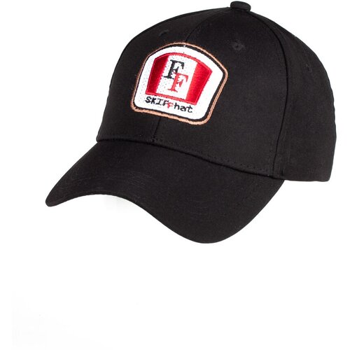 Бейсболка шестиклинка SKIFFHAT летняя, хлопок, размер 57-60, черный