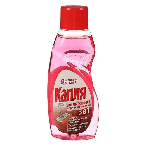 Средство для мытья полов и поверхностей Капля Vox Цветочная фантазия 500мл 4601313014089
