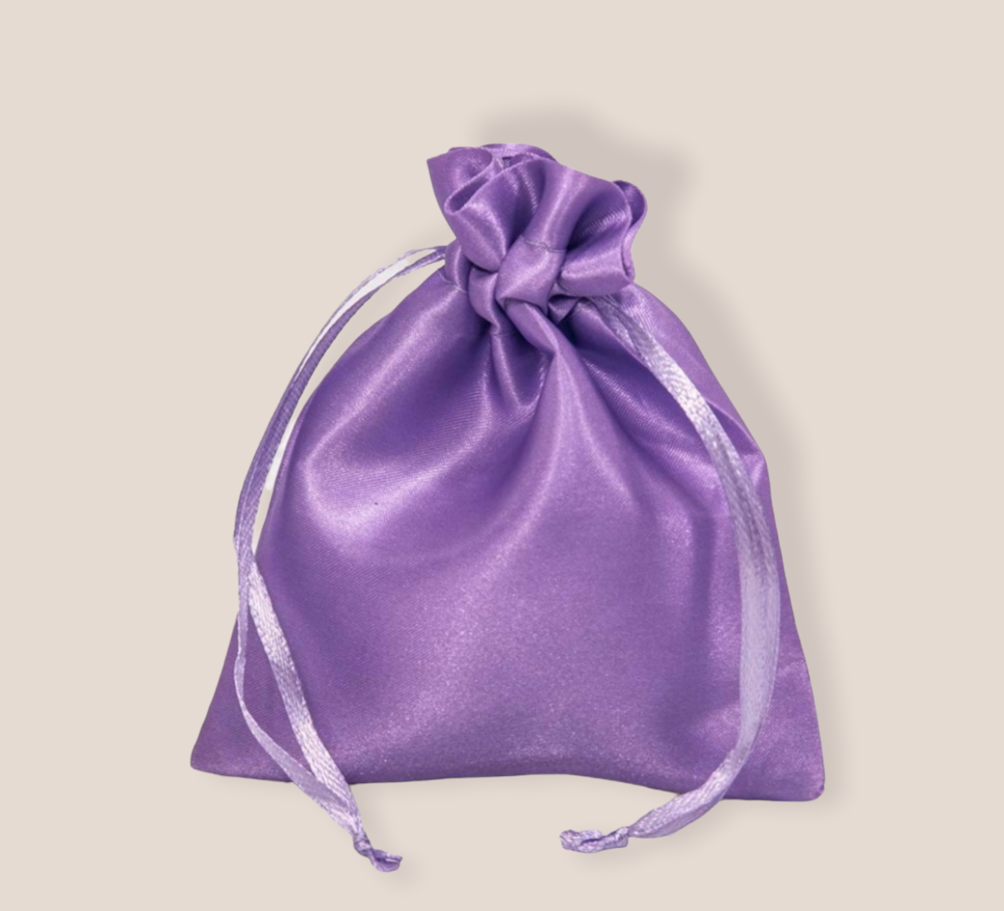 Подарочные мешочки/Атласные мешочки/для хранения/для украшения/Цвет фиолетовый/10х12см, 10шт.