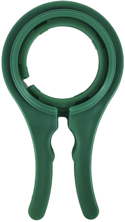 Ключ-открывашка из пластика, для банок с винтовой крышкой, D 65 - 112 мм, зеленая - фотография № 2