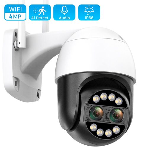 Anbiux P3S-4MP поворотная 4МП беспроводная IP камера всепогодного исполнения с записью для онлайн видеонаблюдения за домом дачей офисом или улицей 429000₽