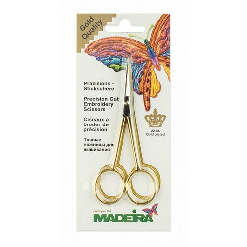 Madeira 9476 Ножницы загнутые Stickshere для вышивки и мелких работ
