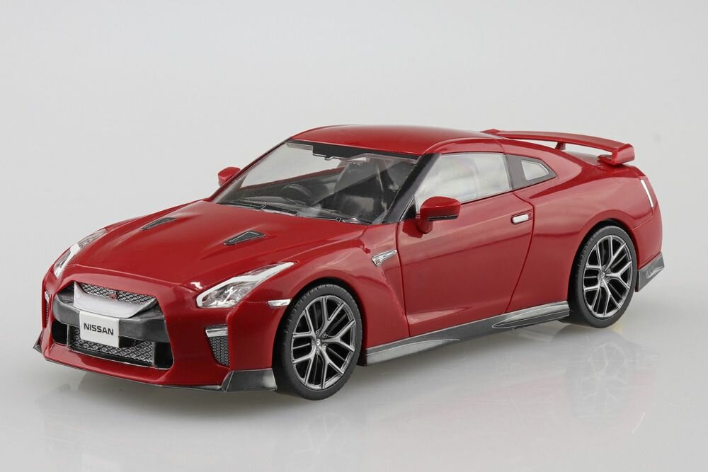 Aoshima 07-E Toyota GT-R (Vibrant Red) Сборная модель на защелках, пластик в цвет кузова, 1/32