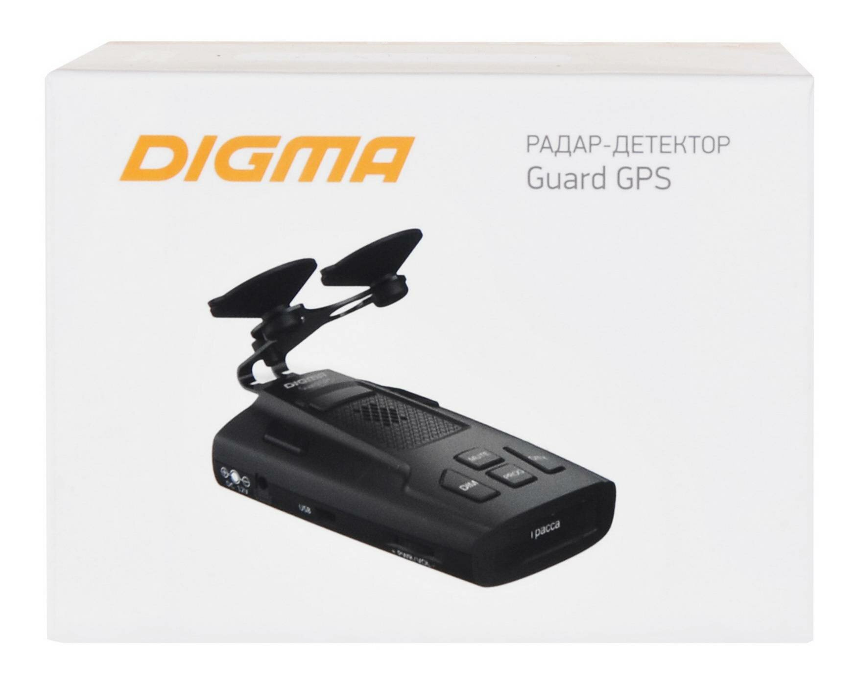 Радар-детектор Digma Guard черный (guardgps)